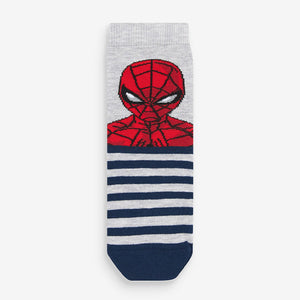 Spiderman License Character Cotton Rich Socks 5 Pack