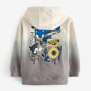 Neutral Licensed Sonic Dip Dye Hoodie (4-10yrs)