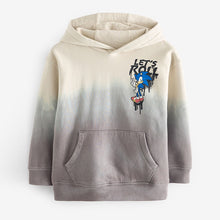 Load image into Gallery viewer, Neutral Licensed Sonic Dip Dye Hoodie (4-10yrs)
