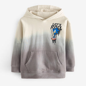 Neutral Licensed Sonic Dip Dye Hoodie (4-10yrs)