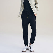Load image into Gallery viewer, Black Jersey Joggers
