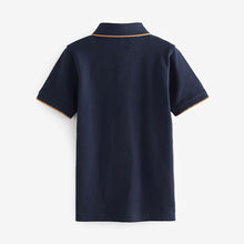 Load image into Gallery viewer, Blue Navy Short Sleeve Polo Shirt (3-12yrs)
