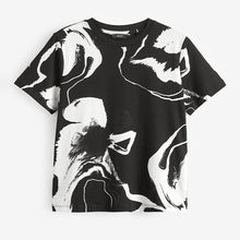 Load image into Gallery viewer, Monochrome Short Sleeve Crew Neck T-Shirt
