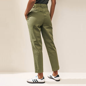 Khaki Green Chino Trousers