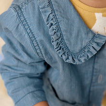 Load image into Gallery viewer, Blue Denim Baby Jacket (0mths-12-18mt)
