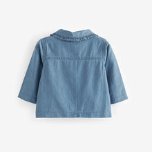 Load image into Gallery viewer, Blue Denim Baby Jacket (0mths-12-18mt)
