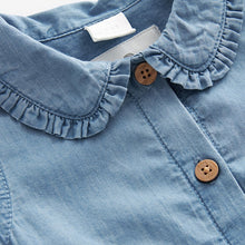 Load image into Gallery viewer, Blue Denim Baby Jacket (0mths-12-18mt)
