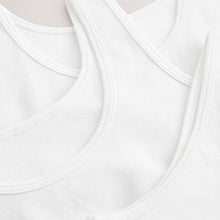Load image into Gallery viewer, White Scoop Crop Tops 3 Pack (5-12yrs)
