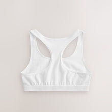 Load image into Gallery viewer, White Racer Back Crop Top 3 Pack (7-12yrs)
