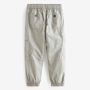 Light Grey Lined Cargo Trousers (3-12yrs)