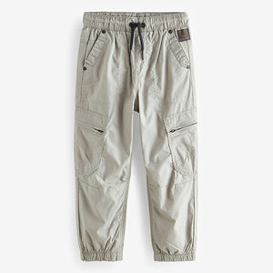 Light Grey Lined Cargo Trousers (3-12yrs)