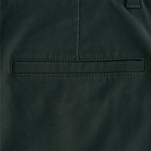 Load image into Gallery viewer, Green Dark Straight Fit Stretch Chinos Trousers
