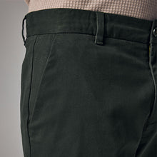 Load image into Gallery viewer, Green Dark Straight Fit Stretch Chinos Trousers
