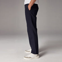 Load image into Gallery viewer, Navy Blue Straight Fit Utility Chino 100% Cotton Trousers
