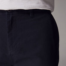 Load image into Gallery viewer, Navy Blue Straight Fit Utility Chino 100% Cotton Trousers
