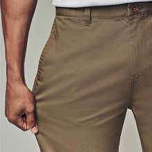Load image into Gallery viewer, Light Tan Straight Fit Utility Chino 100% Cotton Trousers
