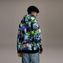 Load image into Gallery viewer, Multi 100% Cotton Graffiti Print Hoodie (3-12yrs)
