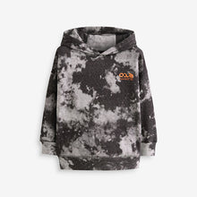 Load image into Gallery viewer, Black/White Digital Print 100% Cotton Hoodie (5-12yrs)
