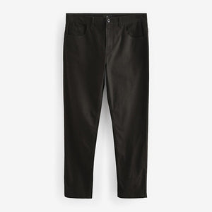 Green Khaki Slim Fit Soft Touch 5 Pocket Jean Style Trousers
