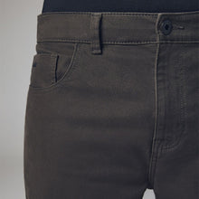 Load image into Gallery viewer, Green Khaki Slim Fit Soft Touch 5 Pocket Jean Style Trousers

