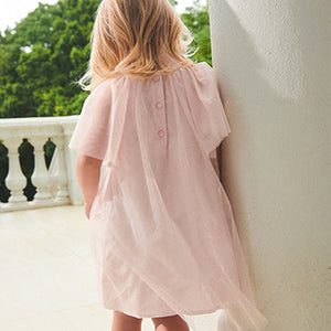 Pale Pink Sparkle Tulle Party Dress (3mths-6yrs)