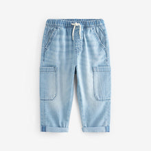 Load image into Gallery viewer, Light Blue Denim Utility Jeans (3mths-5-6yrs)
