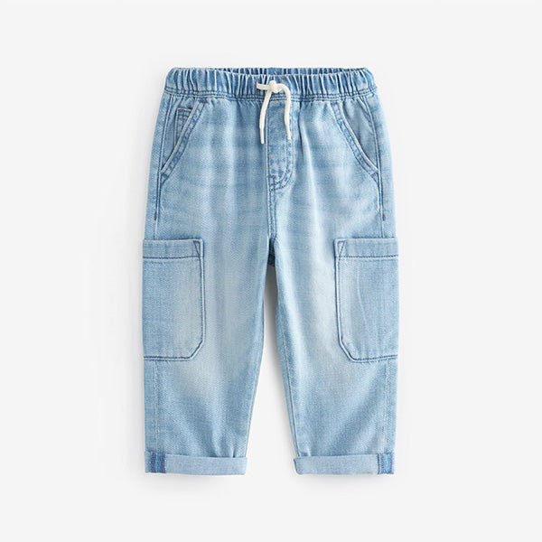 Light Blue Denim Utility Jeans (3mths-5-6yrs)