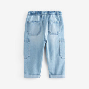 Light Blue Denim Utility Jeans (3mths-5-6yrs)