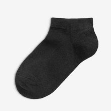 Load image into Gallery viewer, Black 5 Pack Trainer Socks
