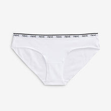 Load image into Gallery viewer, Monochrome Bikini Cotton Rich Logo Knickers 4 Pack
