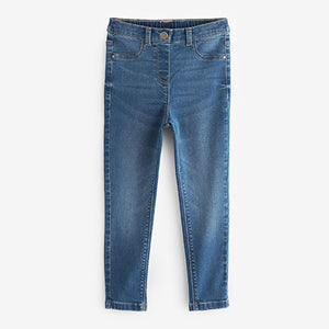 Mid Blue Regular Lenght Stretch Jeggings (3-16yrs)