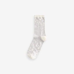 Grey/White Stars And Stripes Ankle Socks 4 Pack