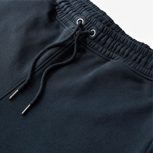 Navy Slim Fit Cotton Blend Cuffed Joggers
