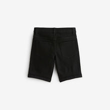 Load image into Gallery viewer, Black Denim Shorts
