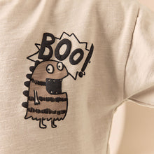 Load image into Gallery viewer, Tan Brown Monsters 2 Pack Long Sleeve T-Shirt And Joggers Set (3mths-6yrs)
