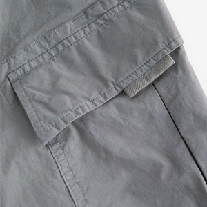 Light Blue Grey Regular Tapered Fit Stretch Utility Cargo Trousers