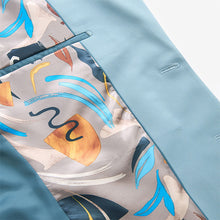 Load image into Gallery viewer, Light Blue Skinny Fit Motionflex Stretch Suit Jacket
