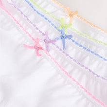 Load image into Gallery viewer, White Heart Lace Trim Briefs 10 Pack (1.5-12yrs)
