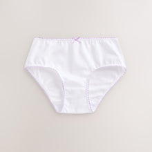 Load image into Gallery viewer, White Heart Lace Trim Briefs 10 Pack (1.5-12yrs)

