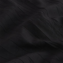 Load image into Gallery viewer, Black Gathered Short Sleeve Textured Boxy T-Shirt
