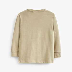 Stone Long Sleeve Cosy T-Shirt (3-12yrs)