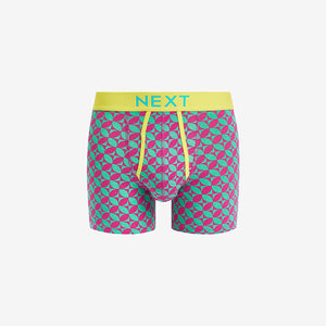 Bright Geo Pattern 4 pack A-Front Boxers