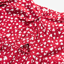 Load image into Gallery viewer, Red Hearts Printed Jumpsuit (3-12yrs)
