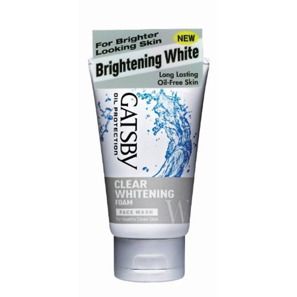 Gatsby Face Wash - Clear Whitening Foam 120G