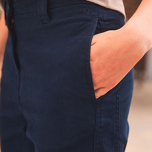 Navy Blue Chino Trousers