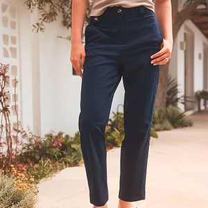 Navy Blue Chino Trousers