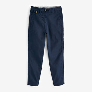 Navy Blue Chino Trousers