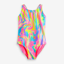 Load image into Gallery viewer, Multi Bright Abstract Print Swimsuit (3-12yrs)
