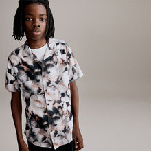 Load image into Gallery viewer, Black Blotch Short Sleeve Printed Shirt (3-12yrs)
