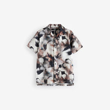 Load image into Gallery viewer, Black Blotch Short Sleeve Printed Shirt (3-12yrs)

